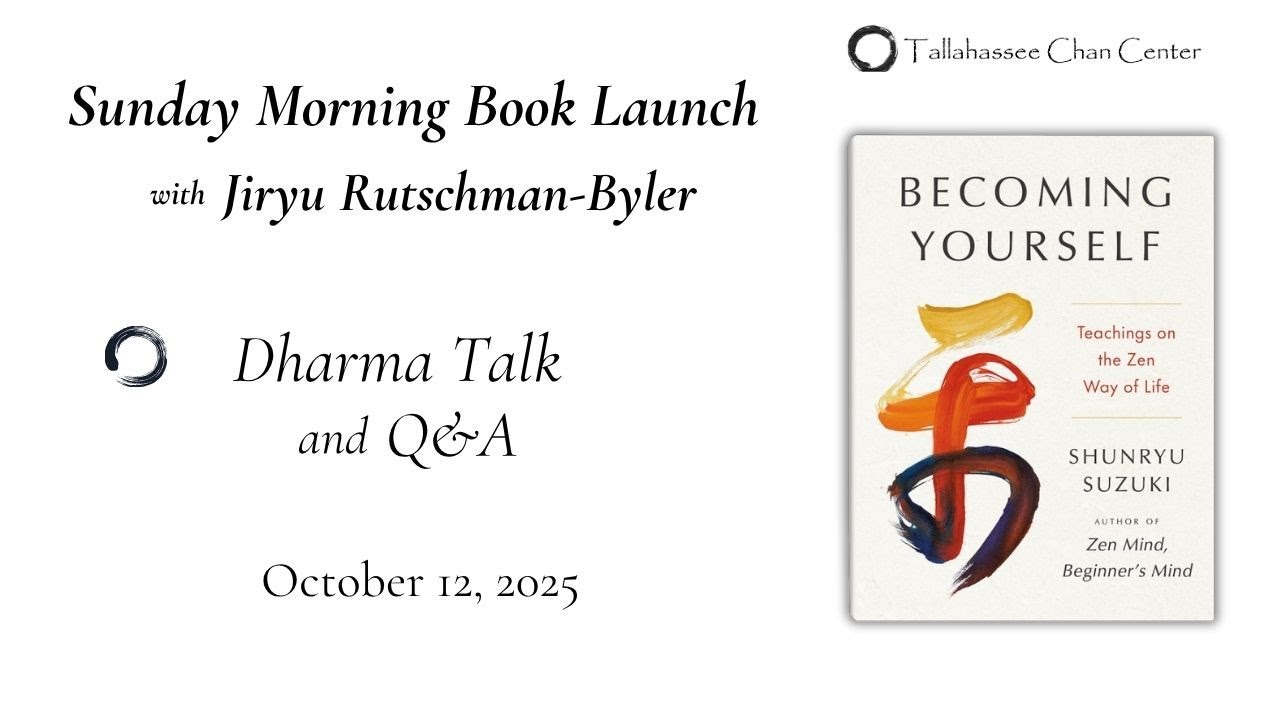 Becoming Yourself: Book Launch &  Dharma Talk. Rev. Jiryu
