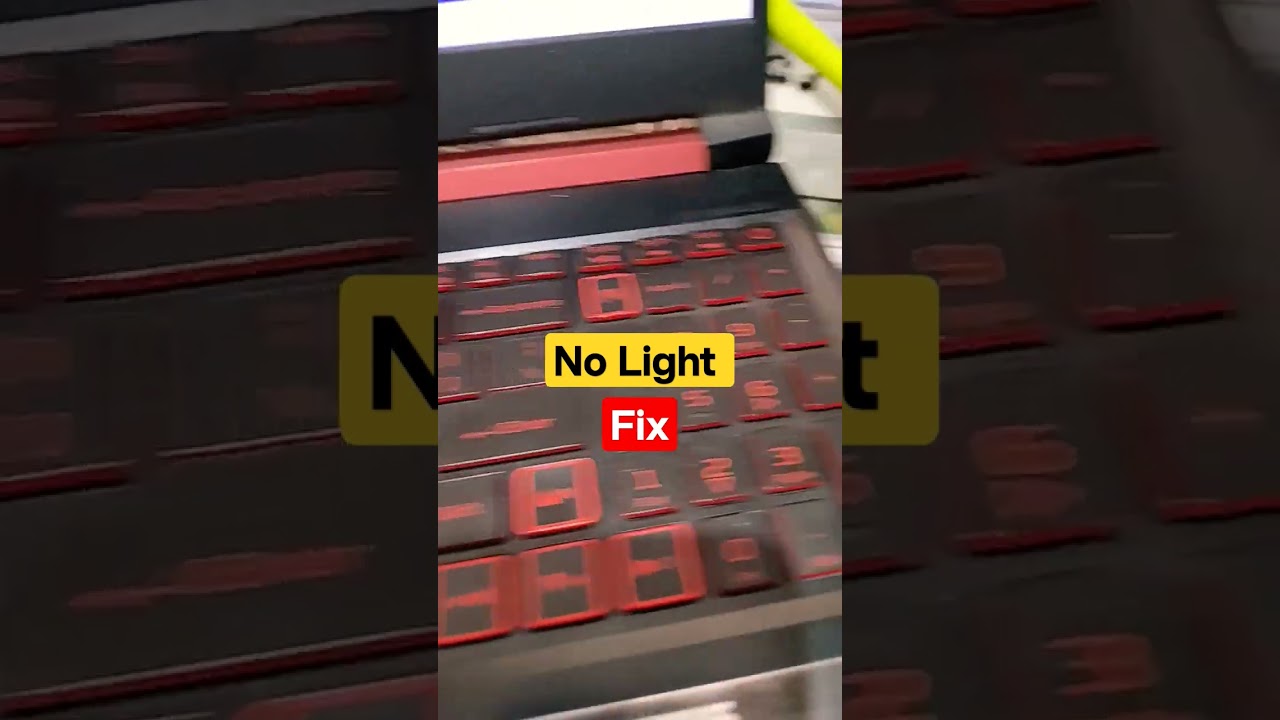 Fix 100% Acer Nitro 5 Keyboard Backlight Not Working  | Keyboard Backlight Not On@macnitesh
