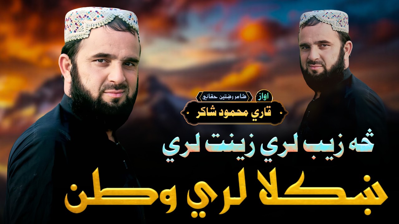 څه زیب لري زینت لري ښکلا لري وطن | پښتو نوي وطنی ترانه | قاري محمود شاکر | Pashto Watana Tarana 2026