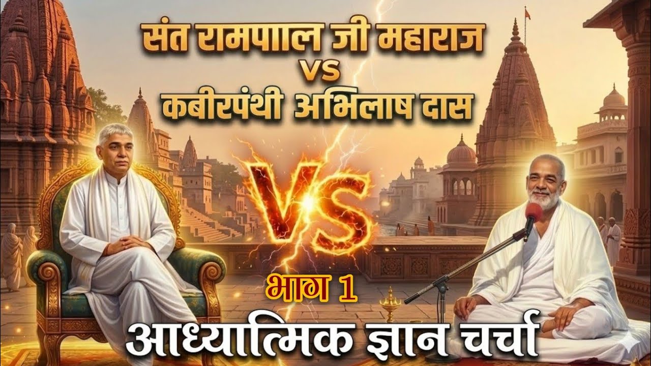 संत रामपाल जी महाराज VS अभिलाष दास | आध्यात्मिक ज्ञान चर्चा || Part 1 || Saint Rampal Ji || Aagaz Tv