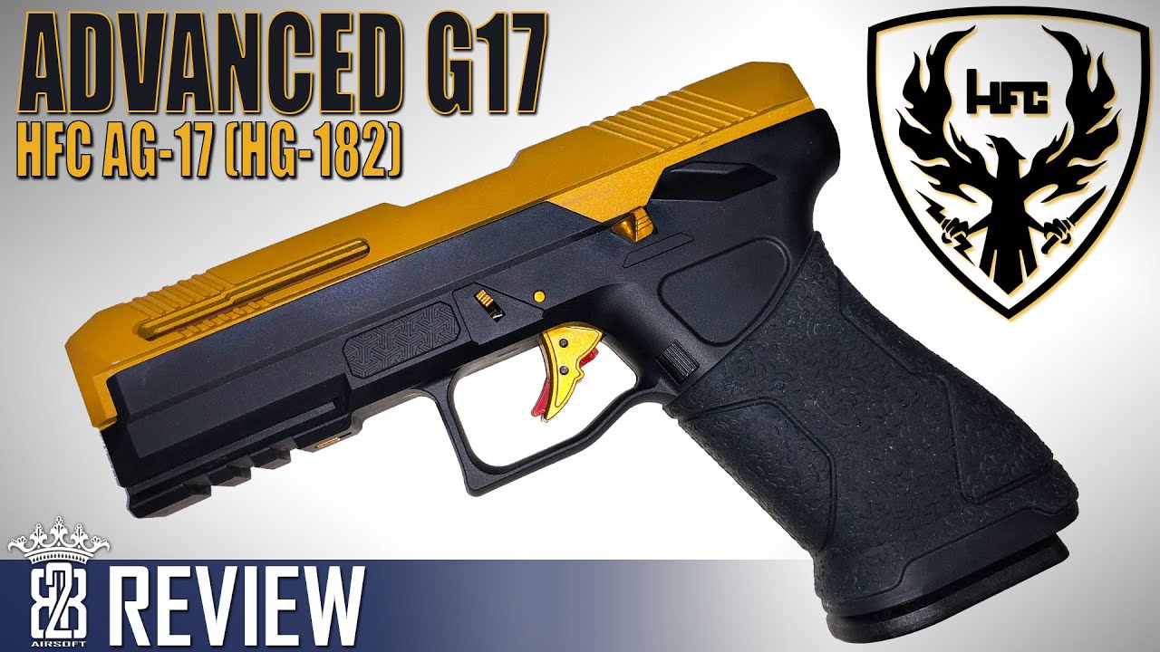 HFC Advanced G17 - AG-17 HG-182 Glock Style Airsoft Review - Deutsch