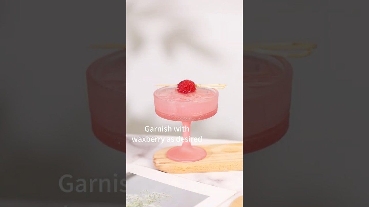 How to make Waxberry Lychee Fruite Tea (by using Jasmine tea Da Bai Hao) 