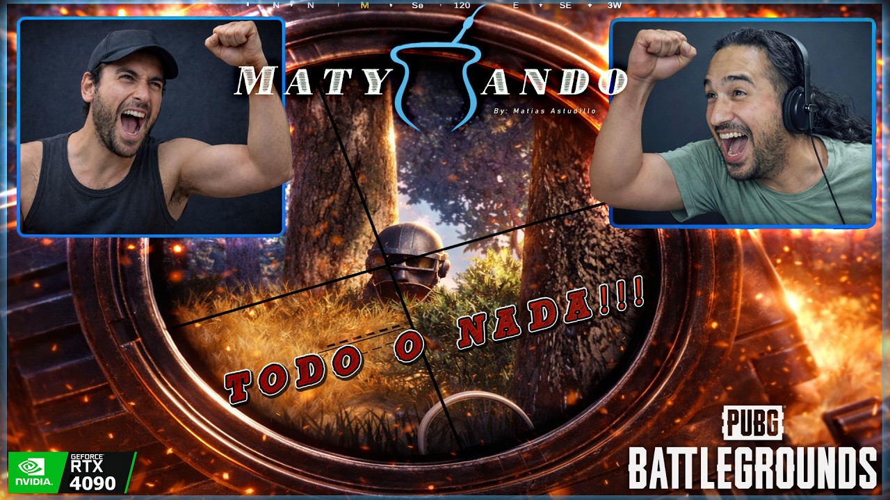 TODO O NADA!!! | PUBG PC FPP | 17 KILLS | DUO con Juan!!!!