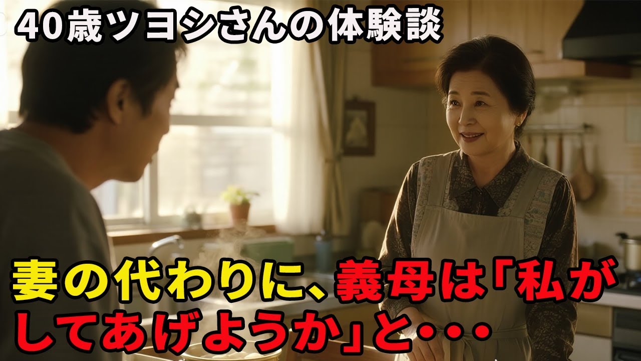 妻の代わりに、義母は「私がしてあげようか」と・・・／40歳ツヨシさんの体験談