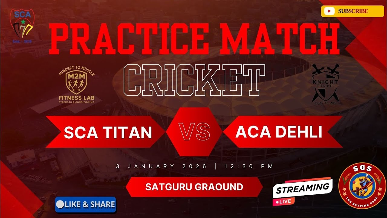 Battle of Titans: SCA vs ACA - Epic Cricket Showdown!