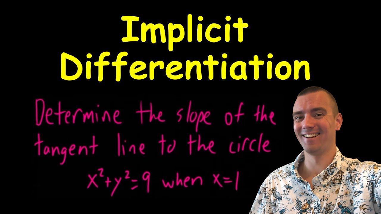 How to Find Tangent Line Slope at a Point with Implicit Differentiation