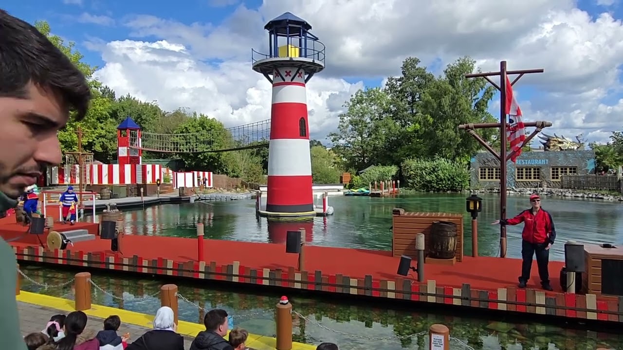 Legoland Windsor, Pirates show, Captain Redbeard & the Legend of the Golden Cutlass, BSL interpreter