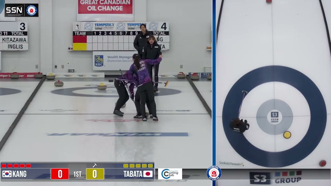 FEATURE  Momoha Tabata vs  Bobae Kang   Draw 5   RBC Dominion Securities Western Showdown 4