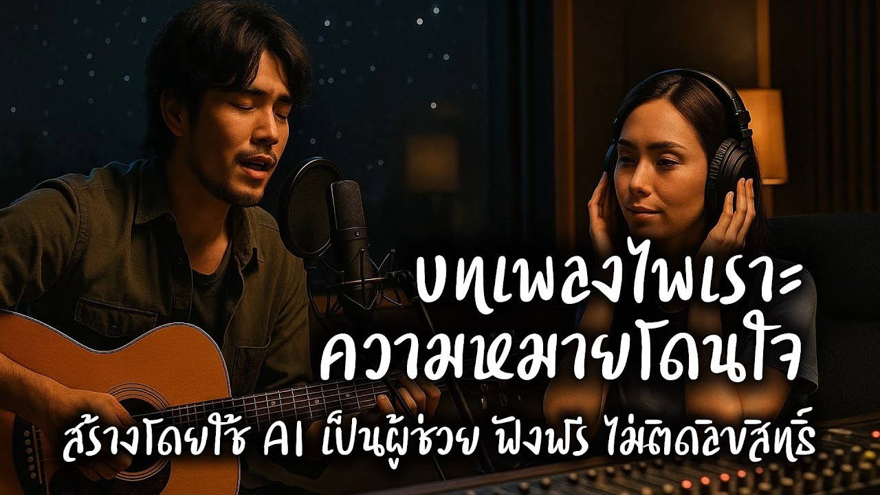เพลงรักของฉันจะเขียนให้เธอเท่านั้น | Overdose Music Studio [Official AI MV]