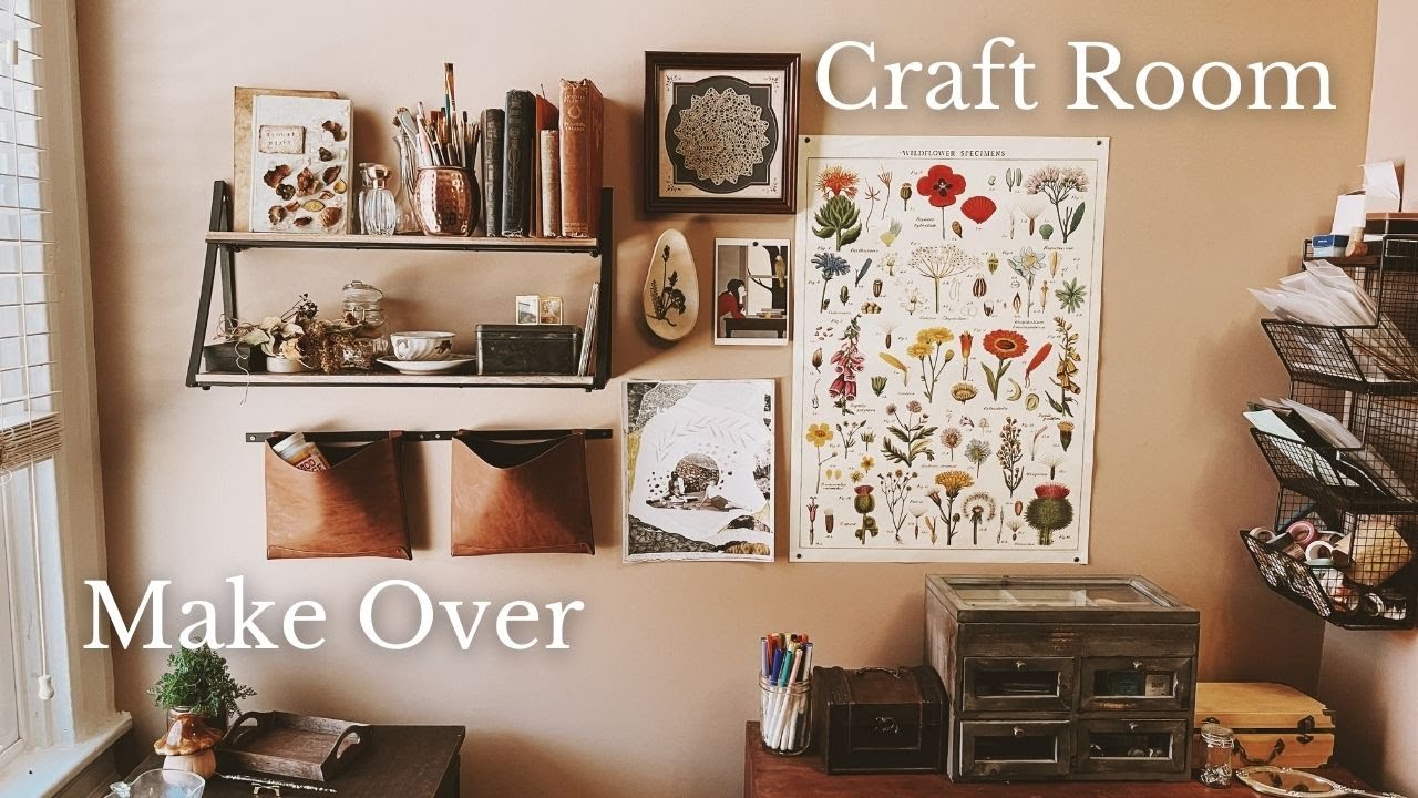 My Craft Room Makeover | Thrifted + Budget Friendly