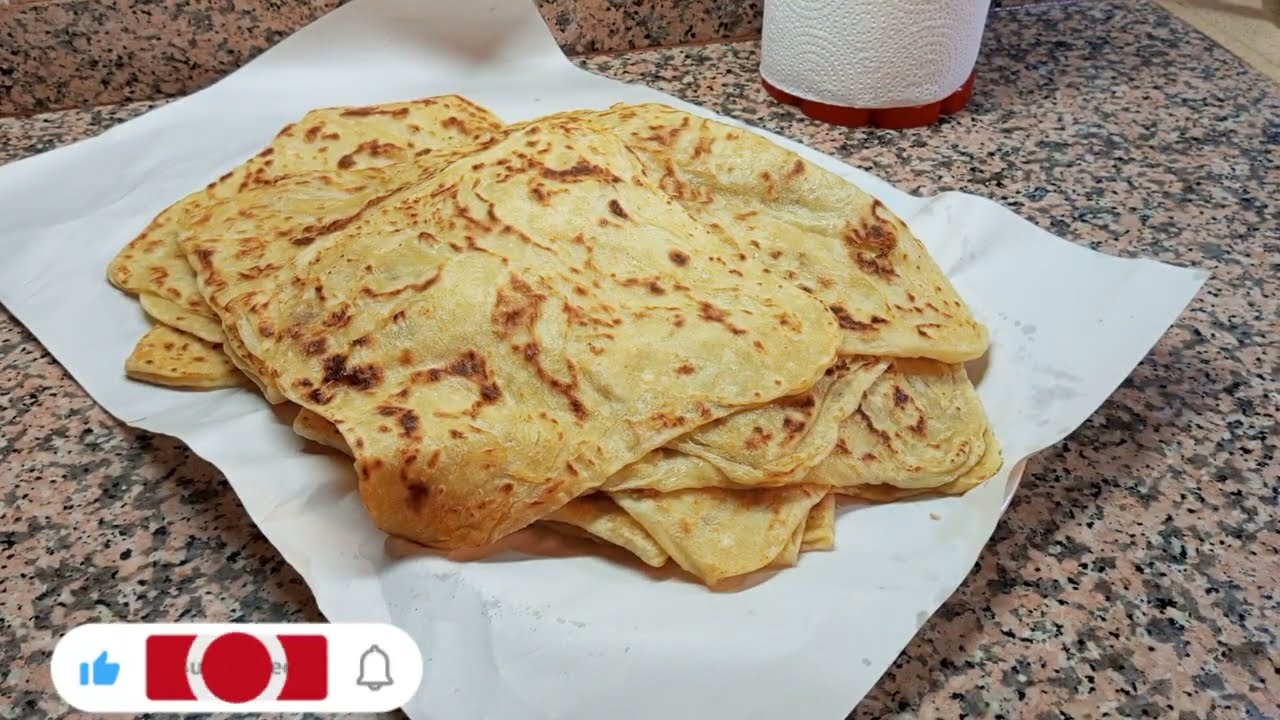 مسمن بأصغر كيلة 🥞 يخرج مورق وخفيف 👌 حبات بلا مجهود