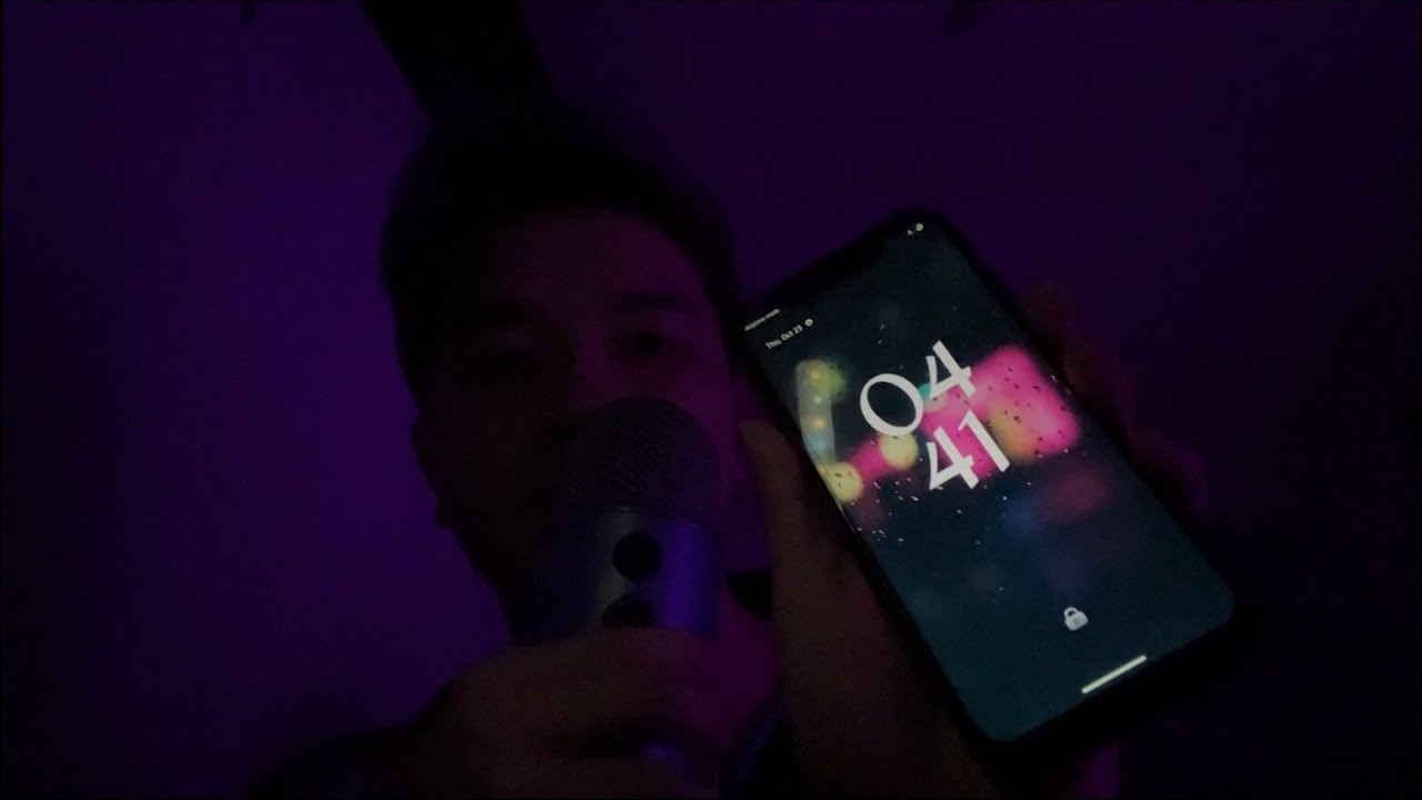 asmr | you are still awake late at night so i tell you to go to sleep