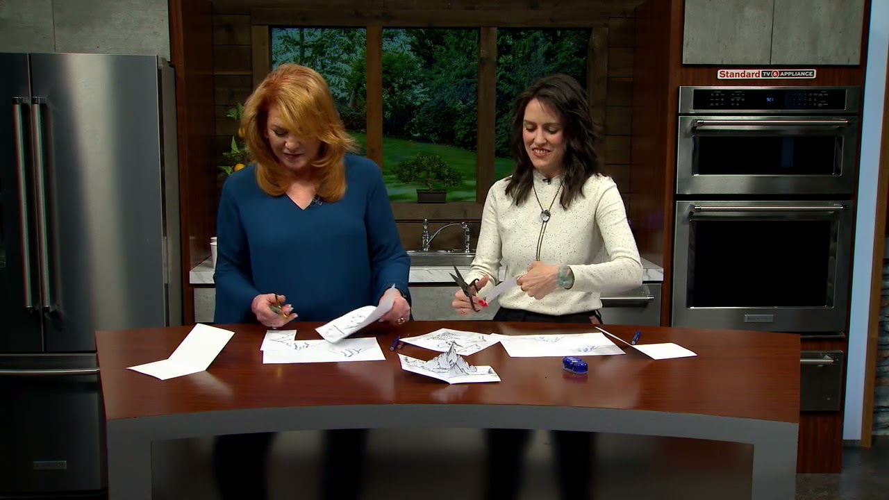 Peggy Dean Teaches How to Make DIY Popup Cards