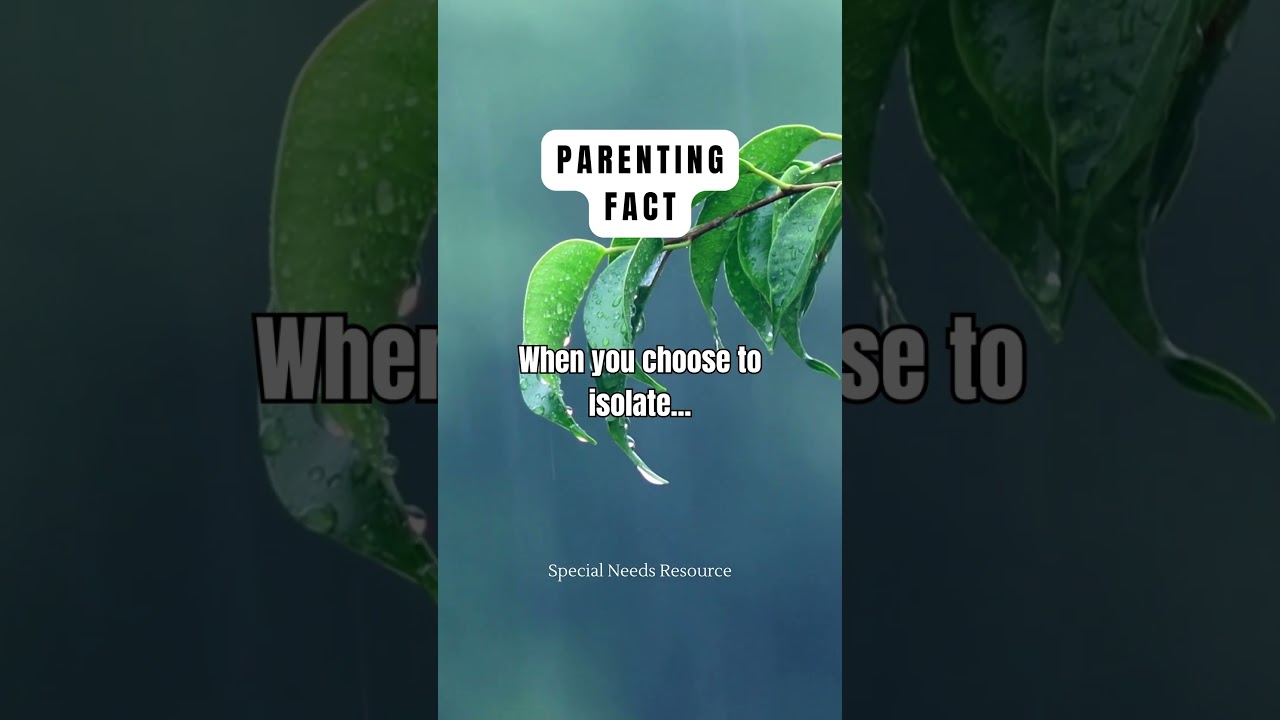 When you choose to isolate... 
