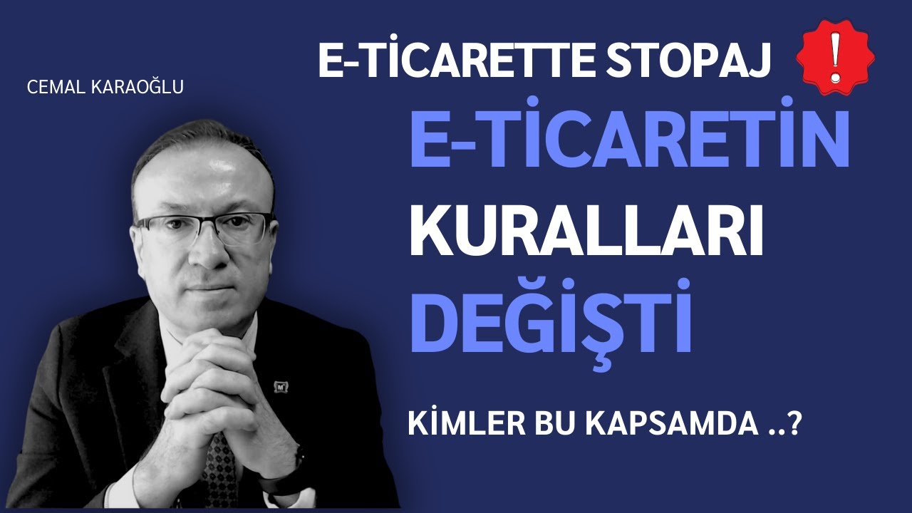 E-TİCARETTE STOPAJ ZORUNLU/KİMLER BU KAPSAMDA