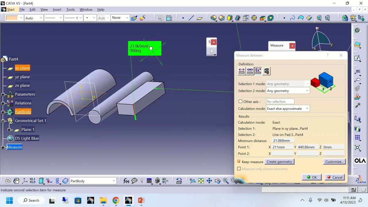 EP 9.1:Measuring & Measuring Inertia by SU47»CATIA V5»Measuring & Measuring Inertiain Catia v5