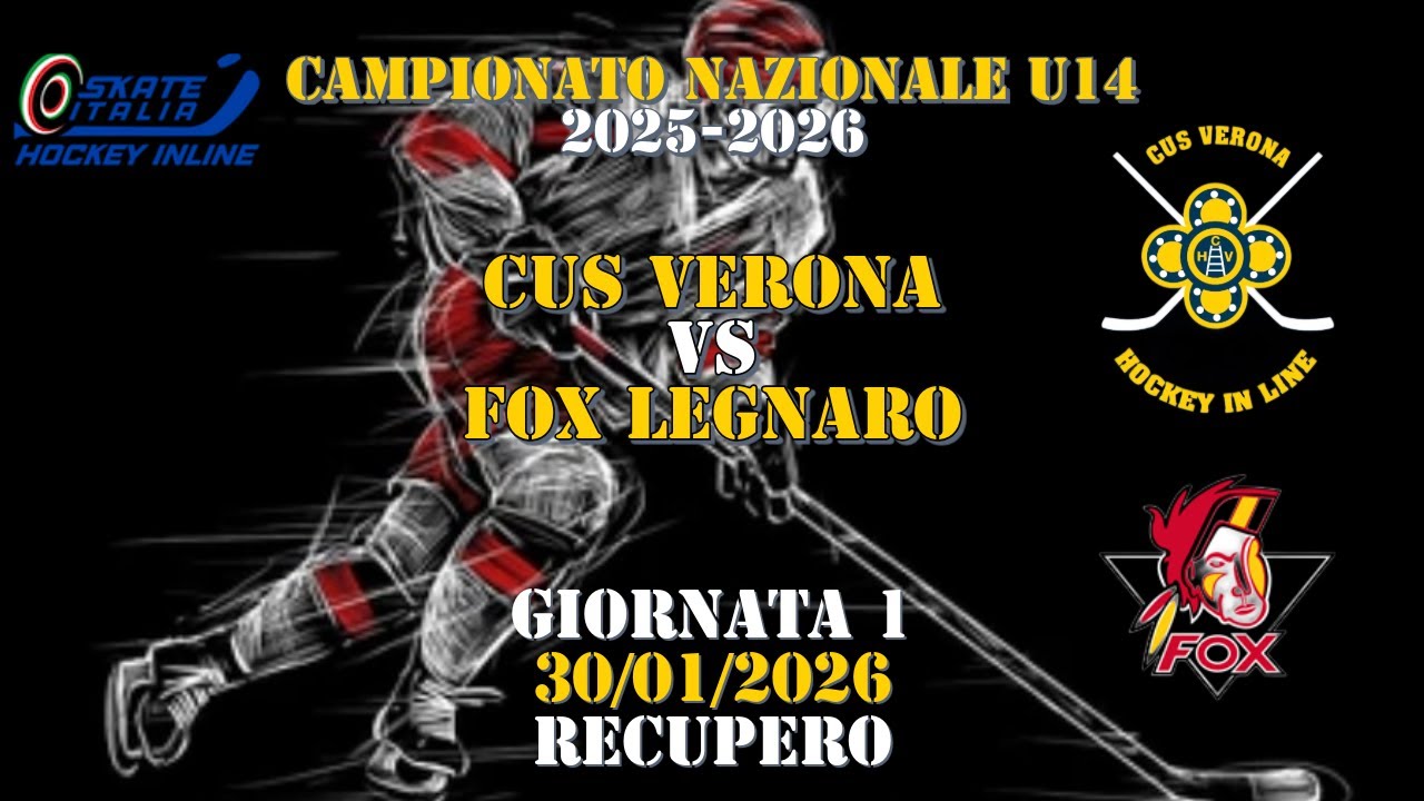 Campionato Hockey in line 2025-2026 U14 - 1° Giornata - CUS Verona VS FOX Legnaro