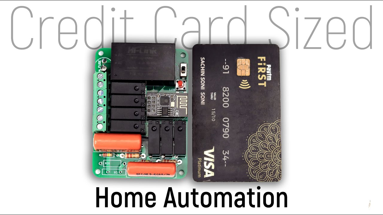 SMALLEST Home Automation with 4 appliances & Fan Dimmer Control 🔥🔥 | ESP8266 projects | IOT Projects