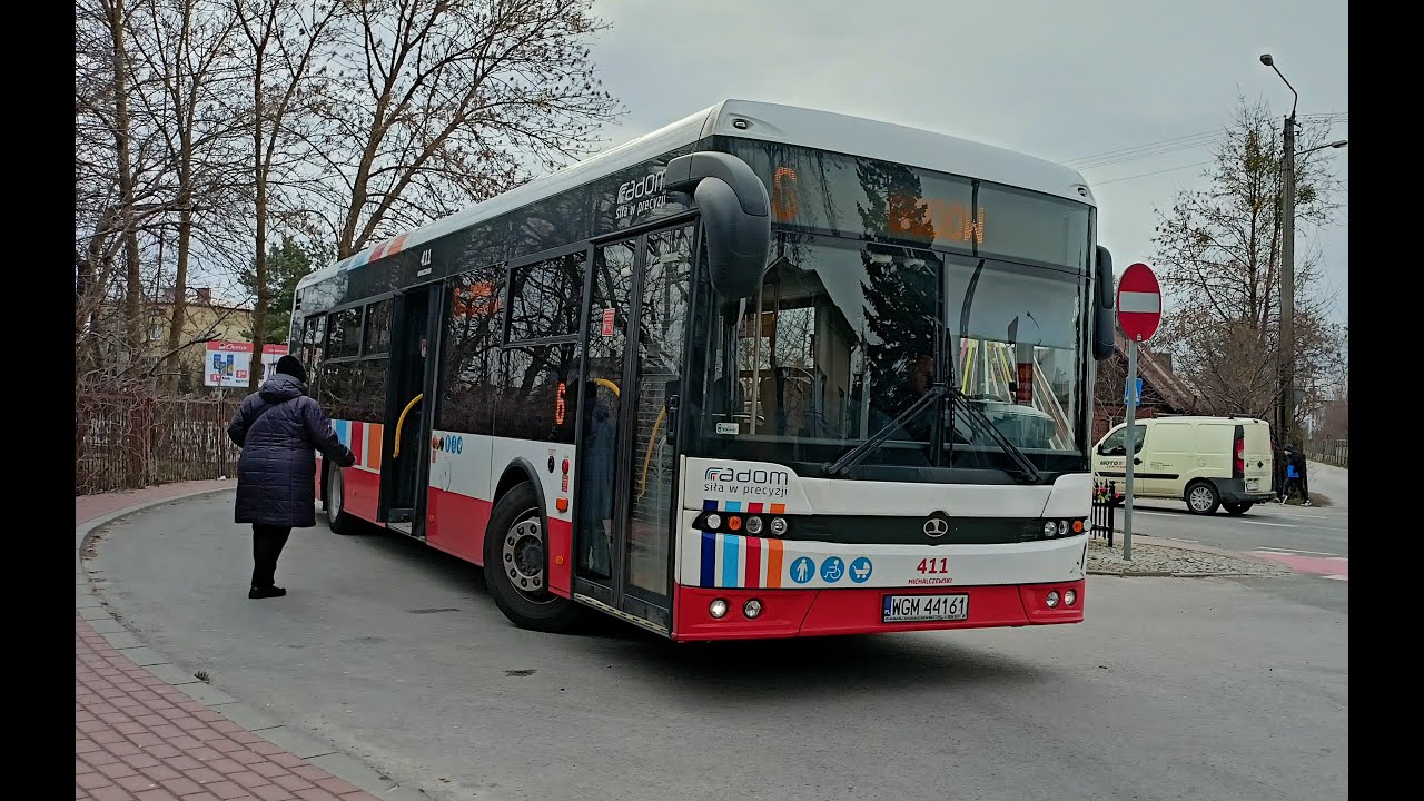 Autosan Sancity 12LF #411 Michalczewski Radom linia 6 kierunek Milejowice Kasztanowa