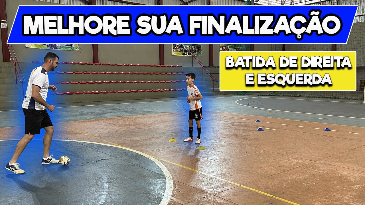 MELHORE SUA FINALIZAÇÃO - Drible Batida de direita e esquerda.