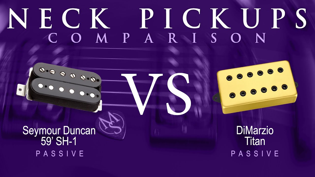 Seymour Duncan 59' SH-1 vs DiMarzio TITAN - Passive Neck Pickup Guitar Tone Comparison Demo