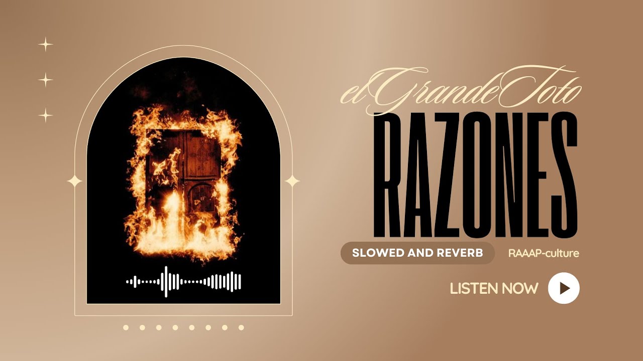 ElGrandeToto &ndash; RAZONES [𝐒𝐥𝐨𝐰𝐞𝐝 + 𝐑𝐞𝐯𝐞𝐫𝐛]