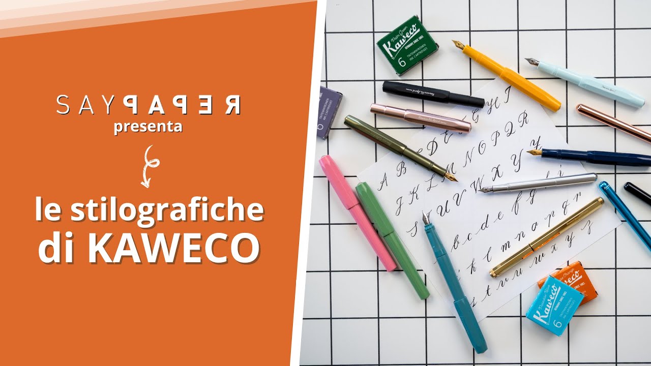 SayPaper presenta le stilografiche di KAWECO