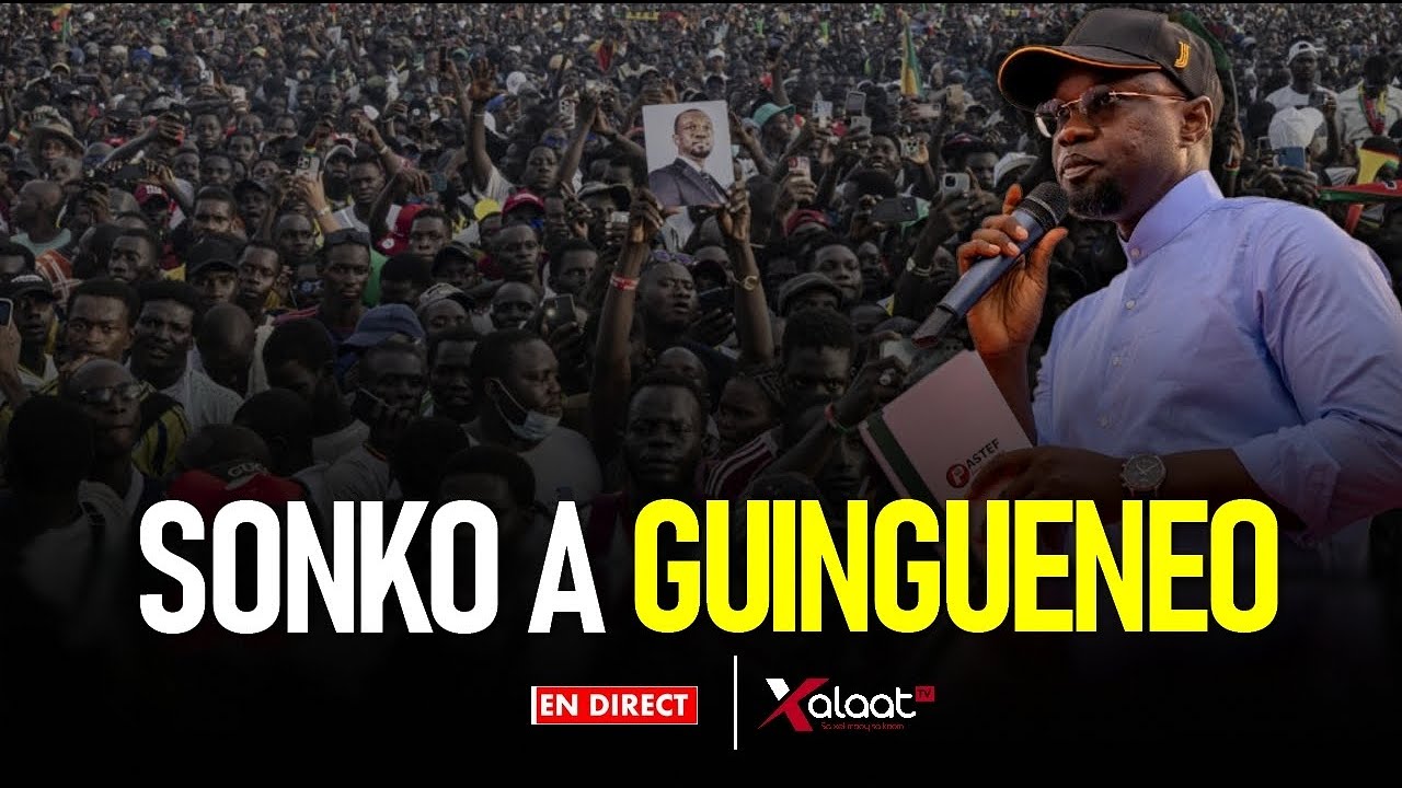 Xalaat DIRECT - Tournée politique du Président de PASTEF, Ousmane Sonko à Guinguénéo