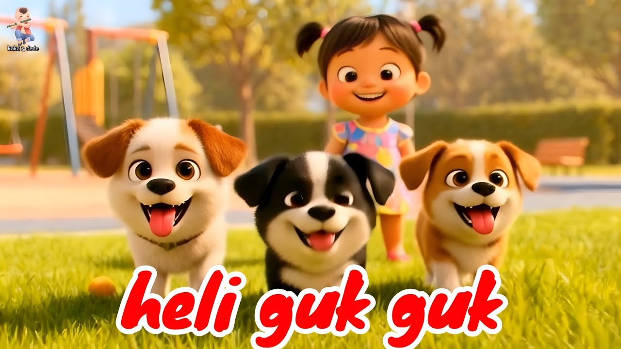 Heli guk guk si anjing lucu lagu anak 🇮🇩