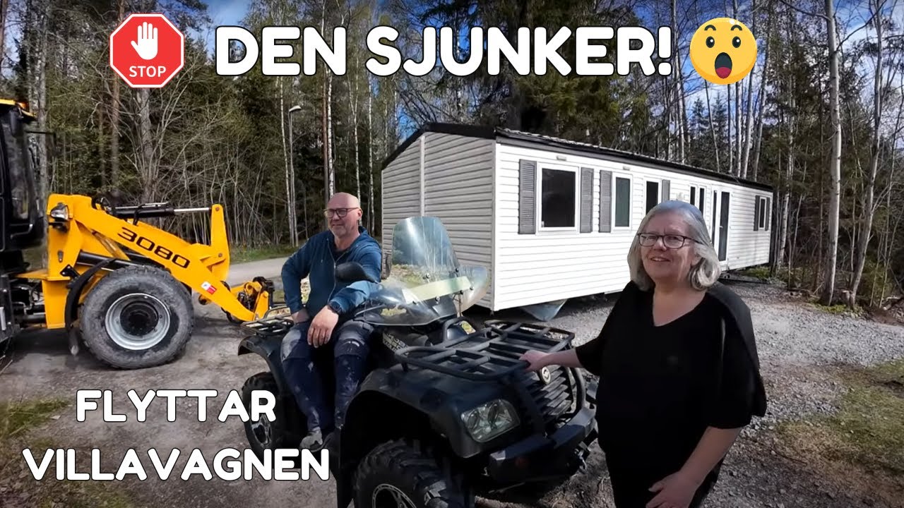 Villavagn 3 | Ställer villavagnen på plats