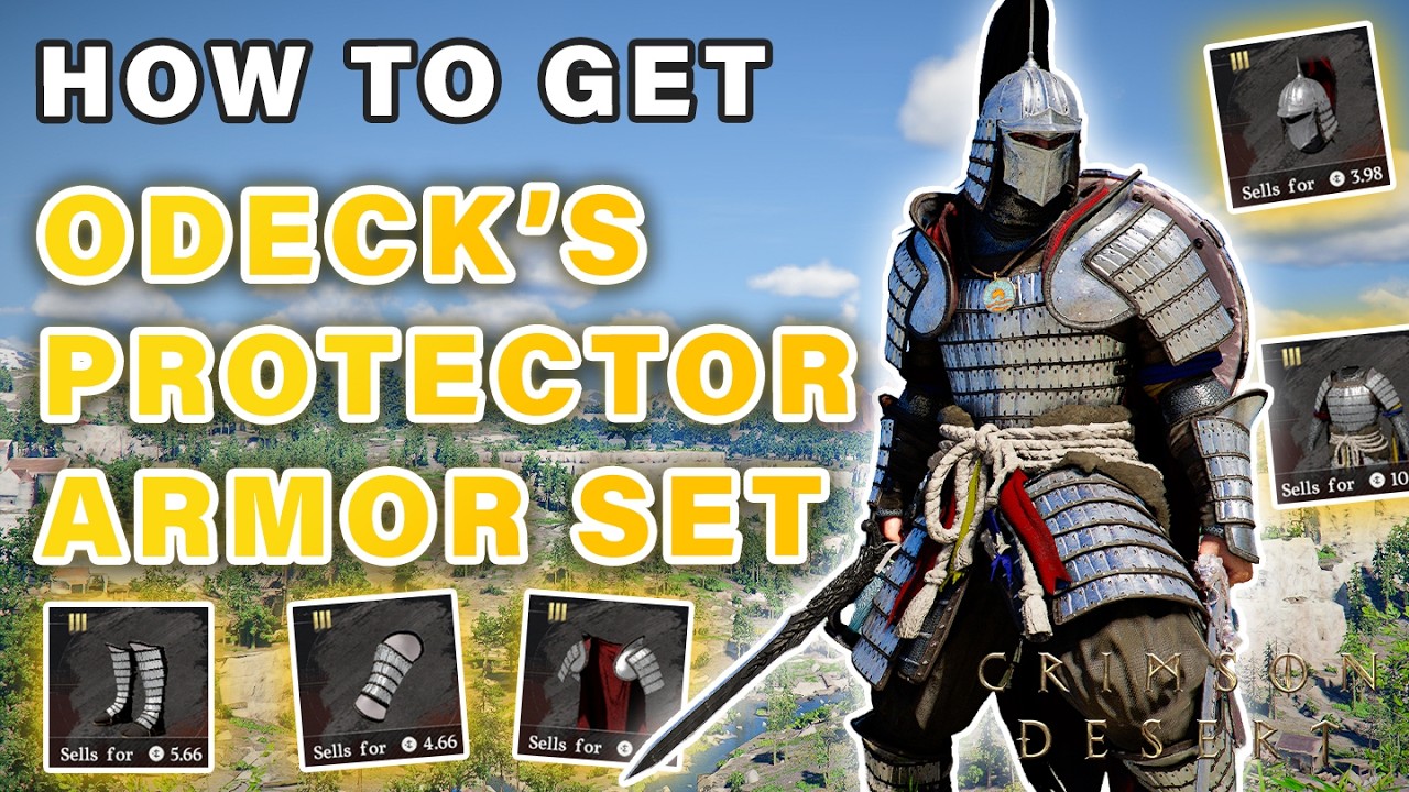How to get Odeck's Protector Plate Armor Set ► Crimson Desert