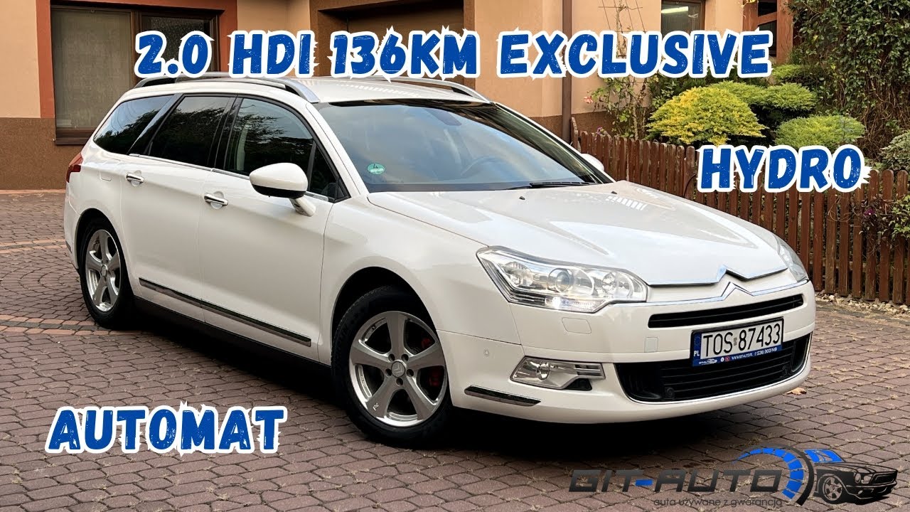 Citroen C5 2.0 HDI 136KM 🇩🇪 IMPORT 🇩🇪 HYDRO 💦 EXCLUSIVE 💥 FABRYCZNY LAKIER 💯 AUTOMAT 😍 MASAŻ ▶️