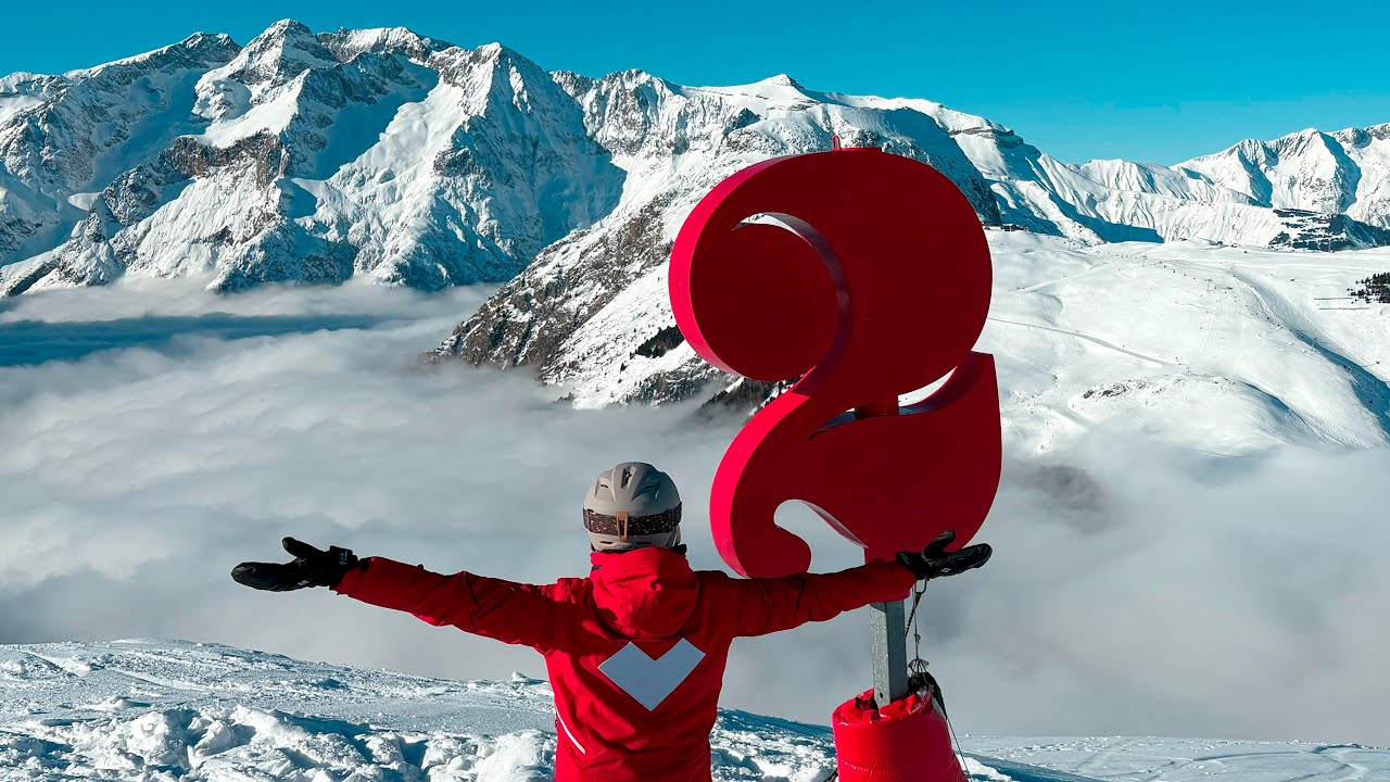 Откройте для себя LES 2 ALPES – горнолыжный поход по склонам, леднику и Новому Жандри!