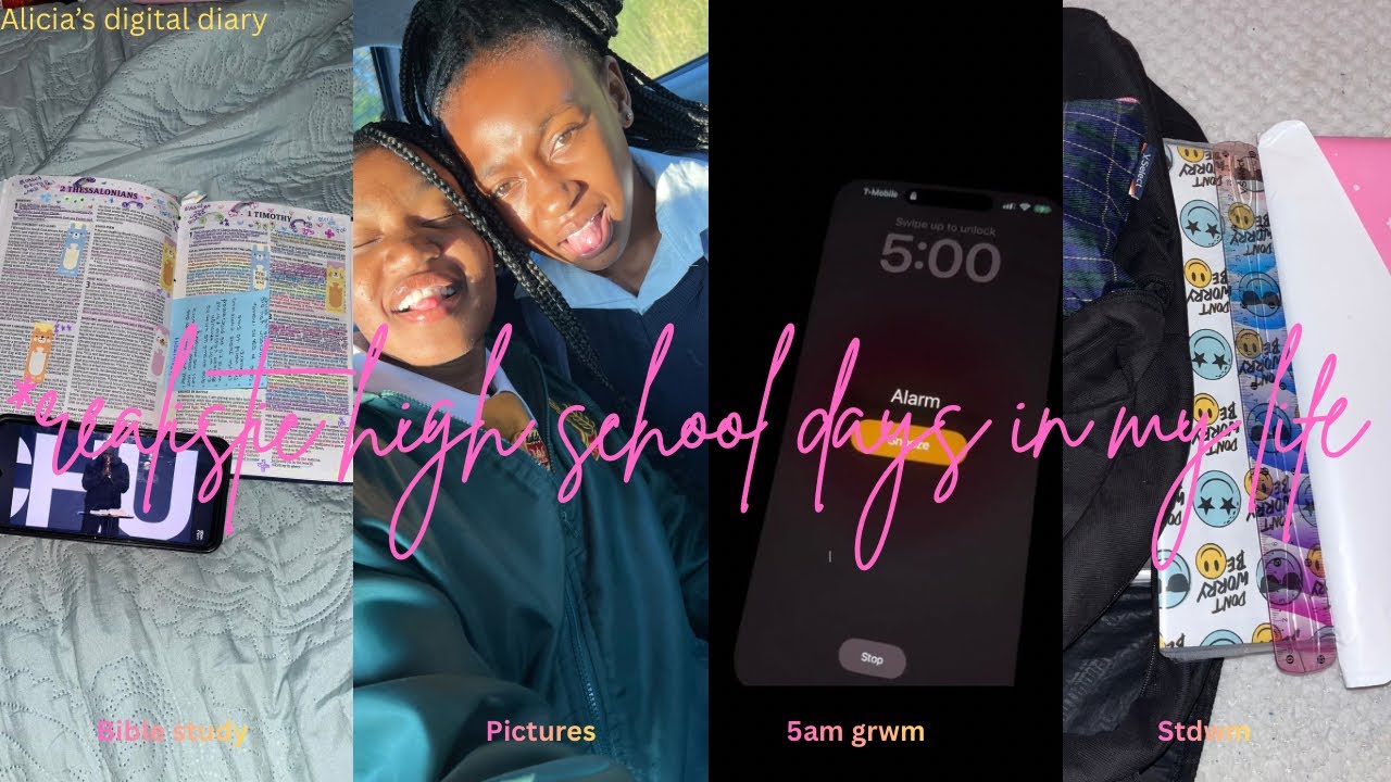 *realistic high school days in my life |tests|ID photo|photoshoot|South African YouTuber 💌🤍