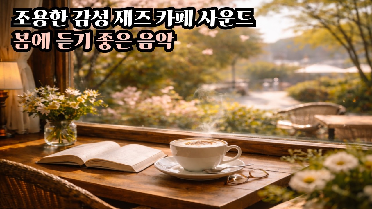 조용한 감성 재즈 카페 사운드 | 그냥 틀어 놓으세요ㅣ재즈라운지 | 클래식 블루스 | 아늑한 커피숍에서 공부, 업무, 휴식을 위한 편안한 피아노 연주 | 청량감 폭발하는
