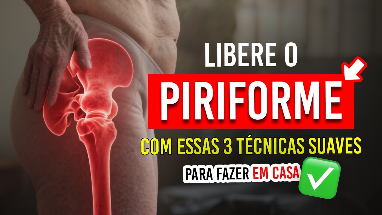 Dor no Glúteo que Desce Para a Perna? Alivie o Piriforme com 3 Técnicas Suaves