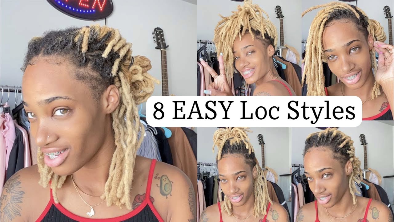 8 QUICK and EASY Loc Styles for MOST Hair Lengths!