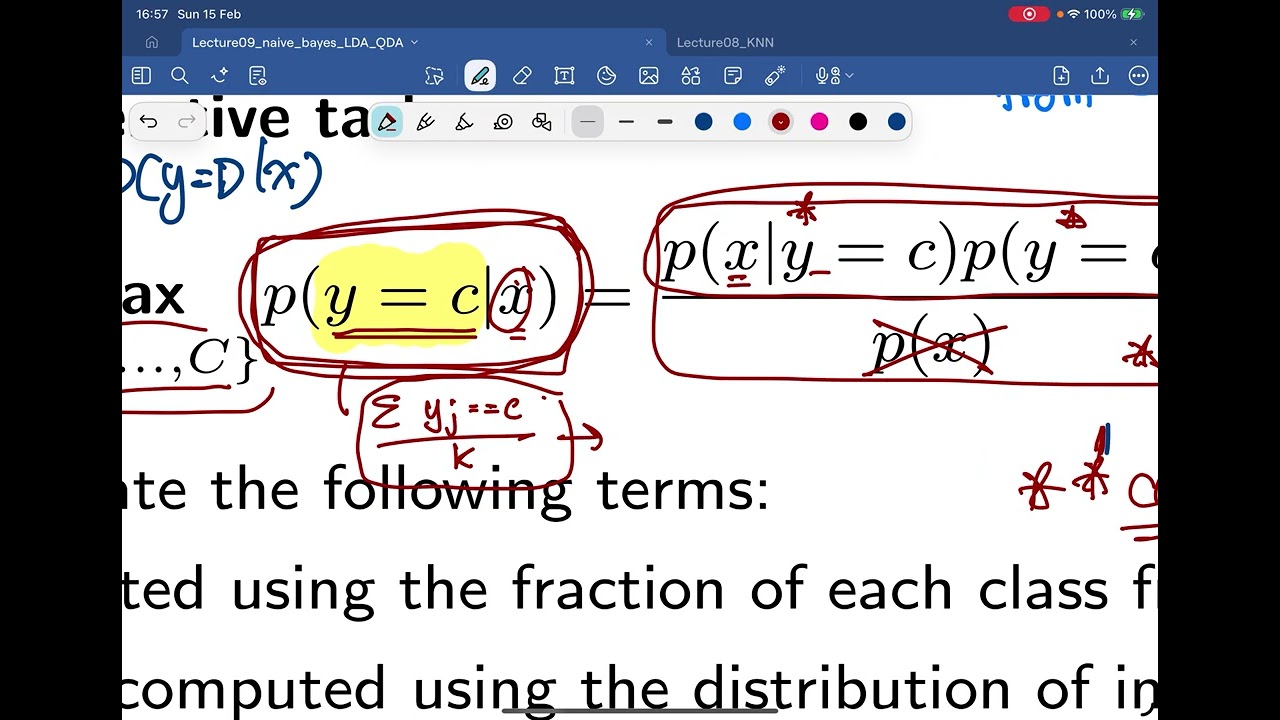 L10 Naive Bayes, LDA, QDA (in English and Thai)