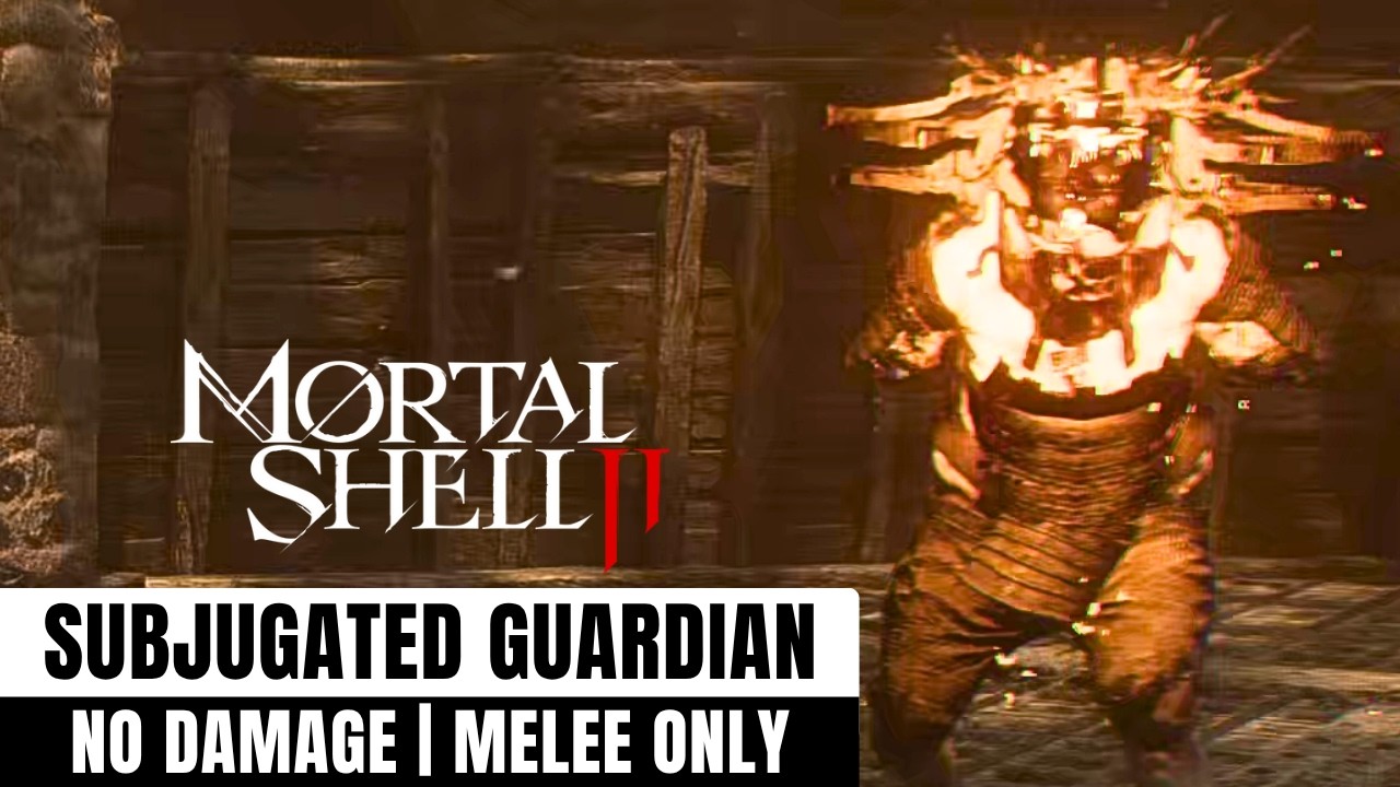 Mortal Shell 2 - Subjugated Guardian Boss Fight (No Damage/Night/Axatana Dodge Tiel)