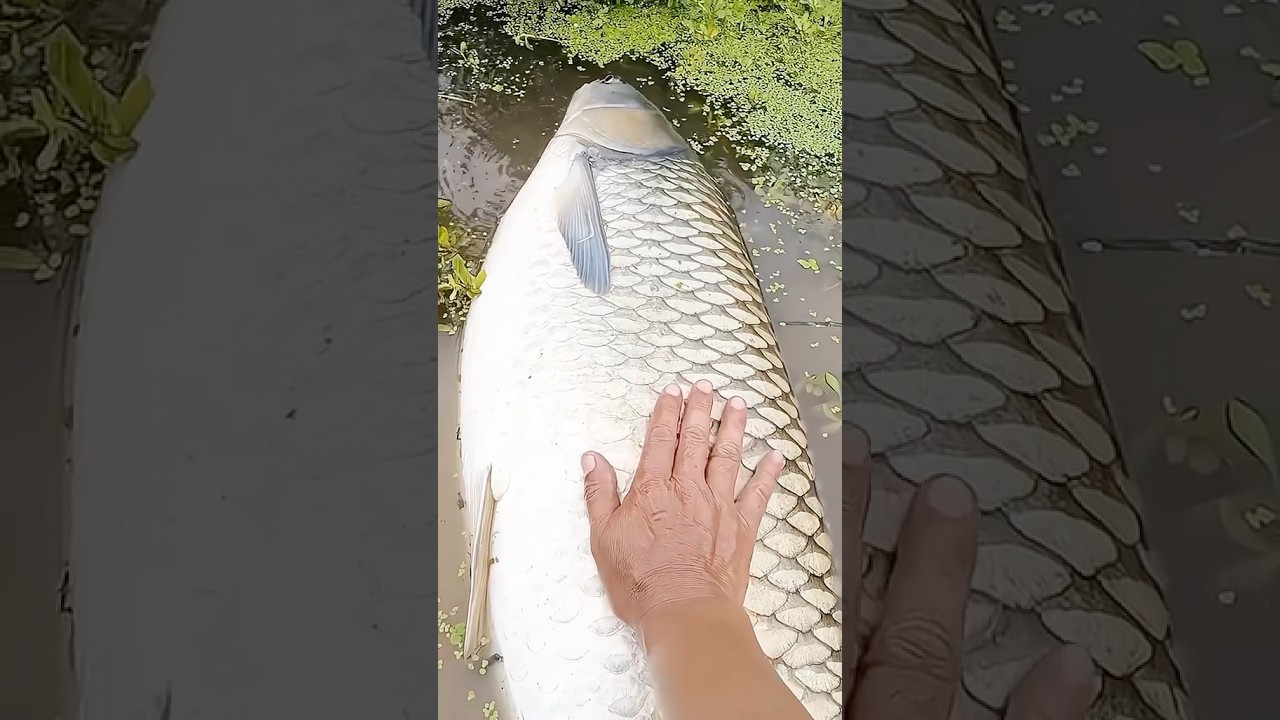 C&aacute; trắm cỏ khủng 42kg #fishing #cauca
