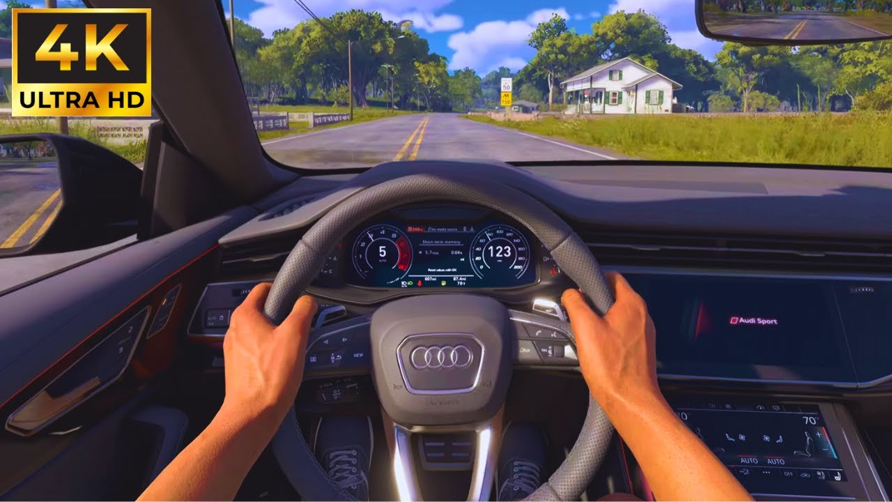 Audi RSQ8 &ndash; Realistic POV Driving in The Crew Motorfest [4K60FPS]