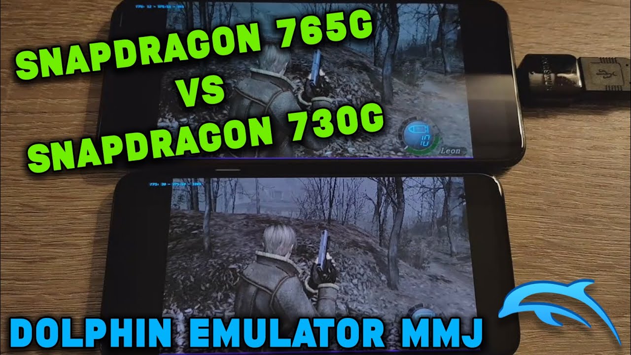 Snapdragon 765G vs 730G - Dolphin MMJ - RE4 / NFSU2 / Auto Modellista / Crash Bandicoot - Test