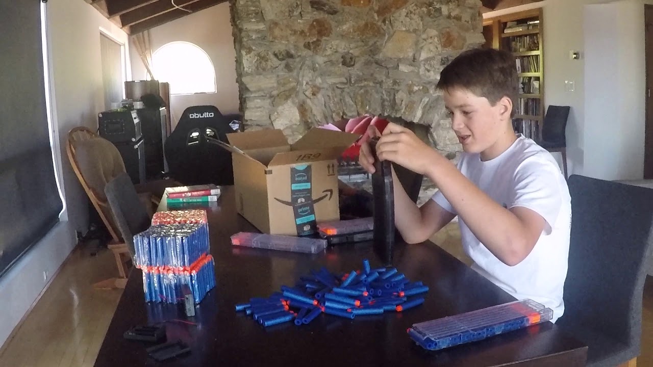 Off-brand Nerf Unboxing + Testing! (darts,mags, ect.)