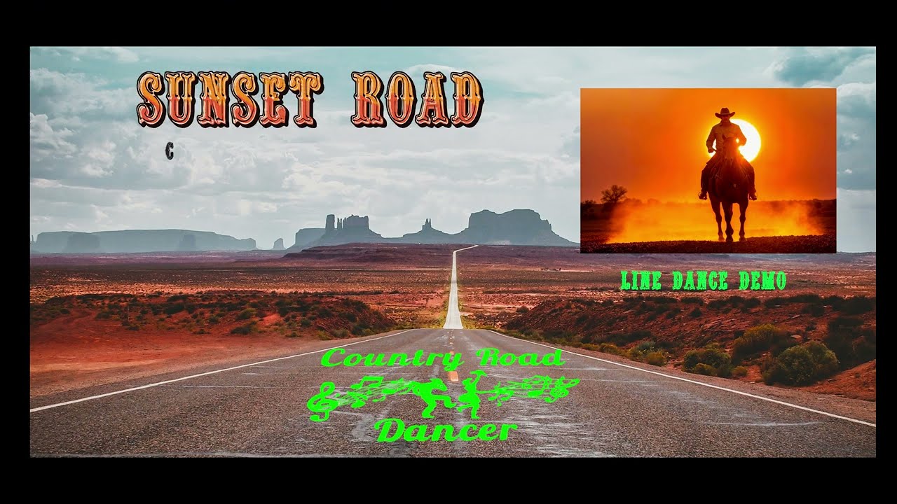 SUNSET ROAD Line Dance Demo