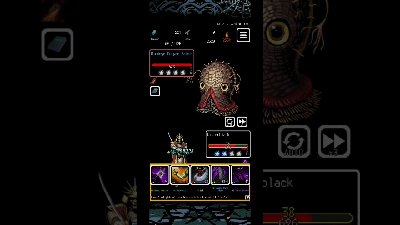 Mansion dungeon run with Samurai build BURIEDBORNES 2