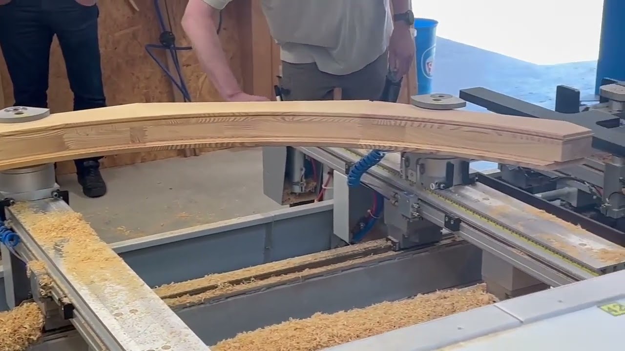 Masterwood 4 Win Rundbogenfertigung auf Zusatztisch_Video Engelfried