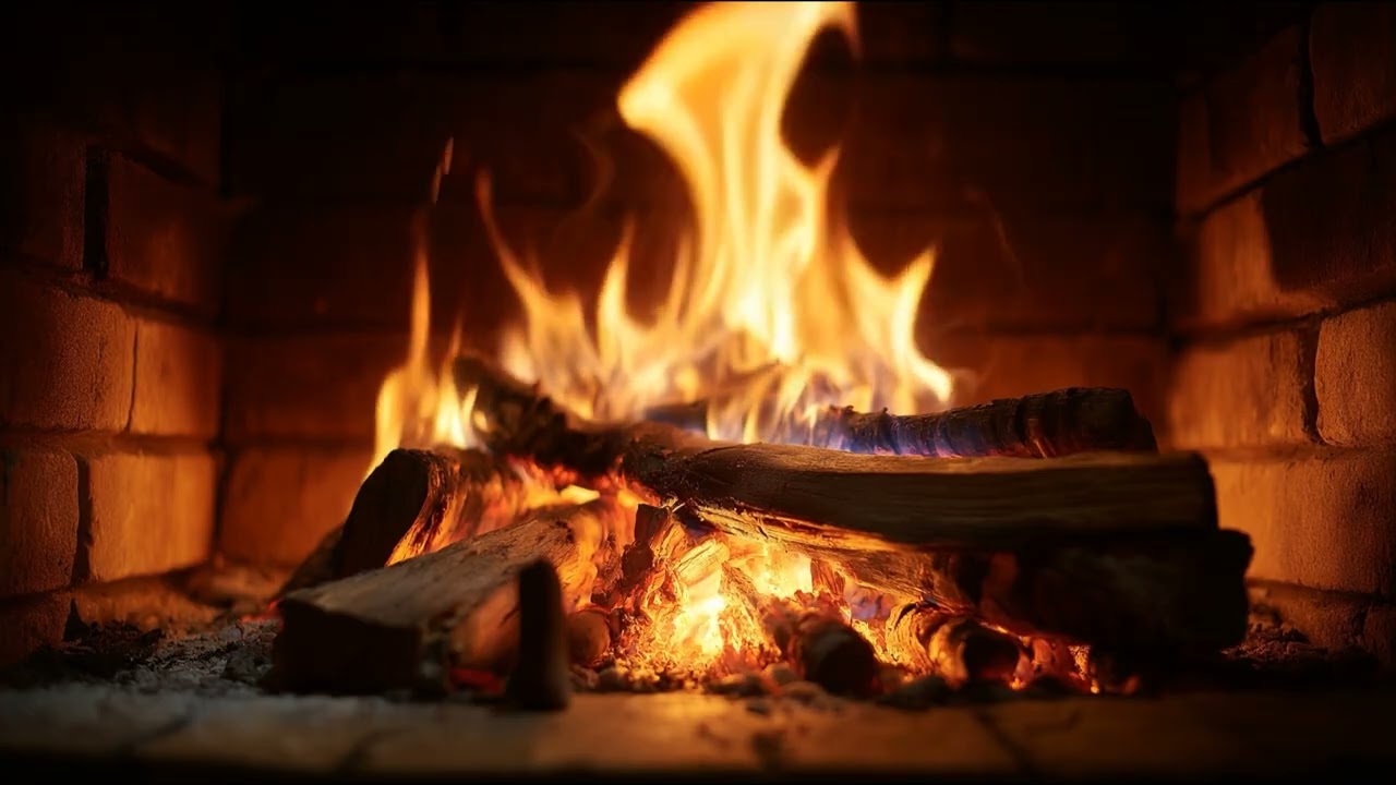 Cozy Fireplace Ambience | Relaxing Fire Sounds for Sleep & Relaxation