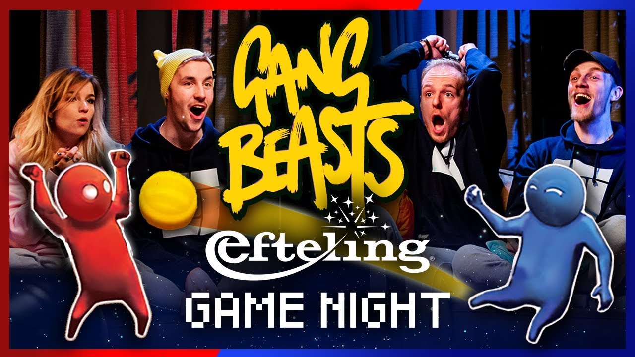 GANG BEASTS IS TERUG!!! met Dionne, Link, Joost en Milan | Efteling Game Night #4