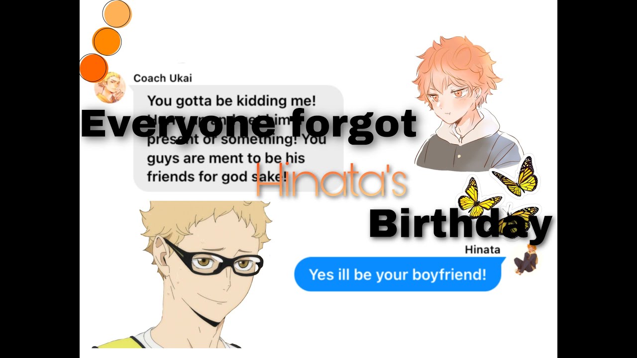 Everyone forgets Hinata’s birthday|Haikyuu|Tsukihina