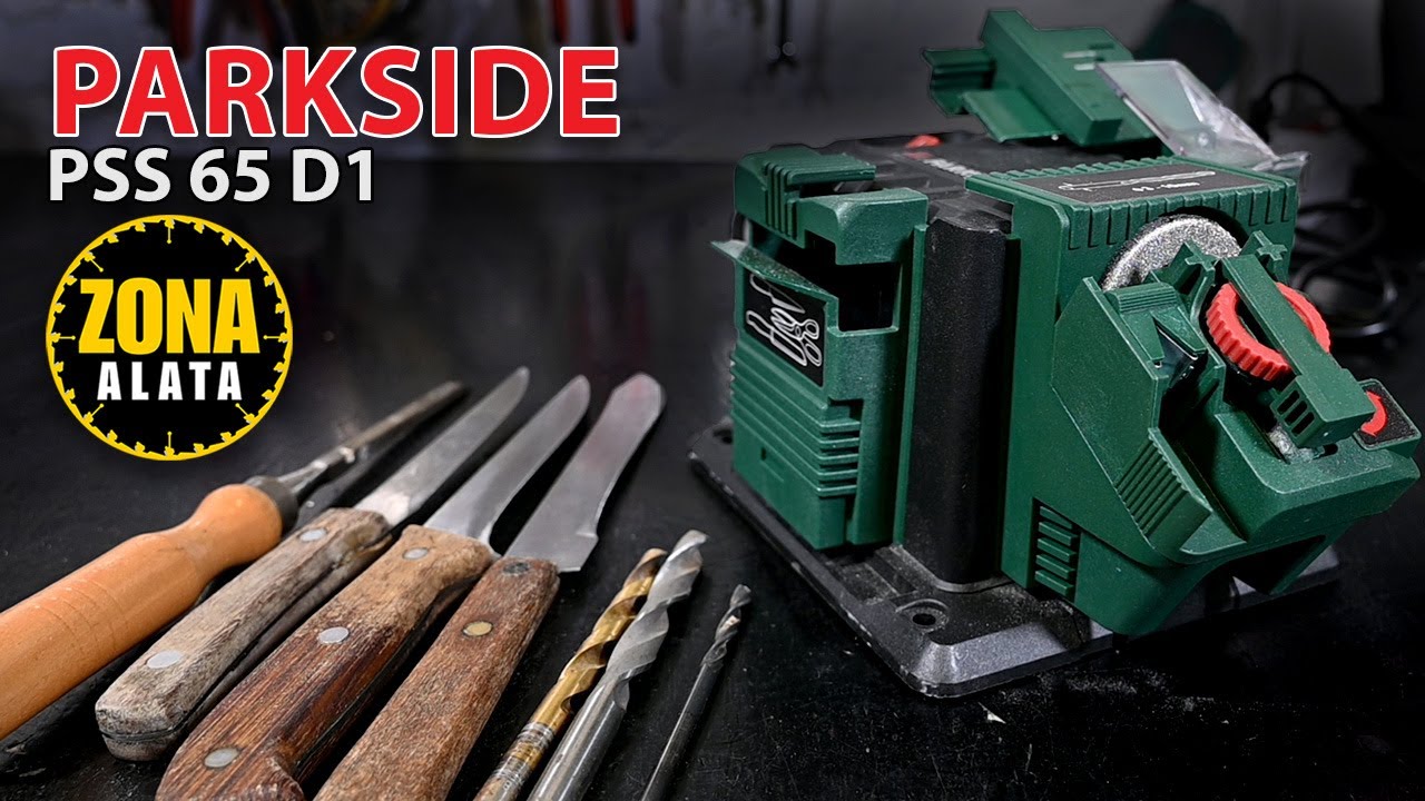 Точилка для сверл Parkside PSS 65 D1 - Как заточить сверло - Обзор и ТЕСТ 4K